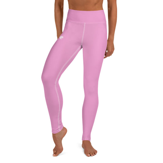 Proverbs 31:25 Lavender Rose Yoga Leggings